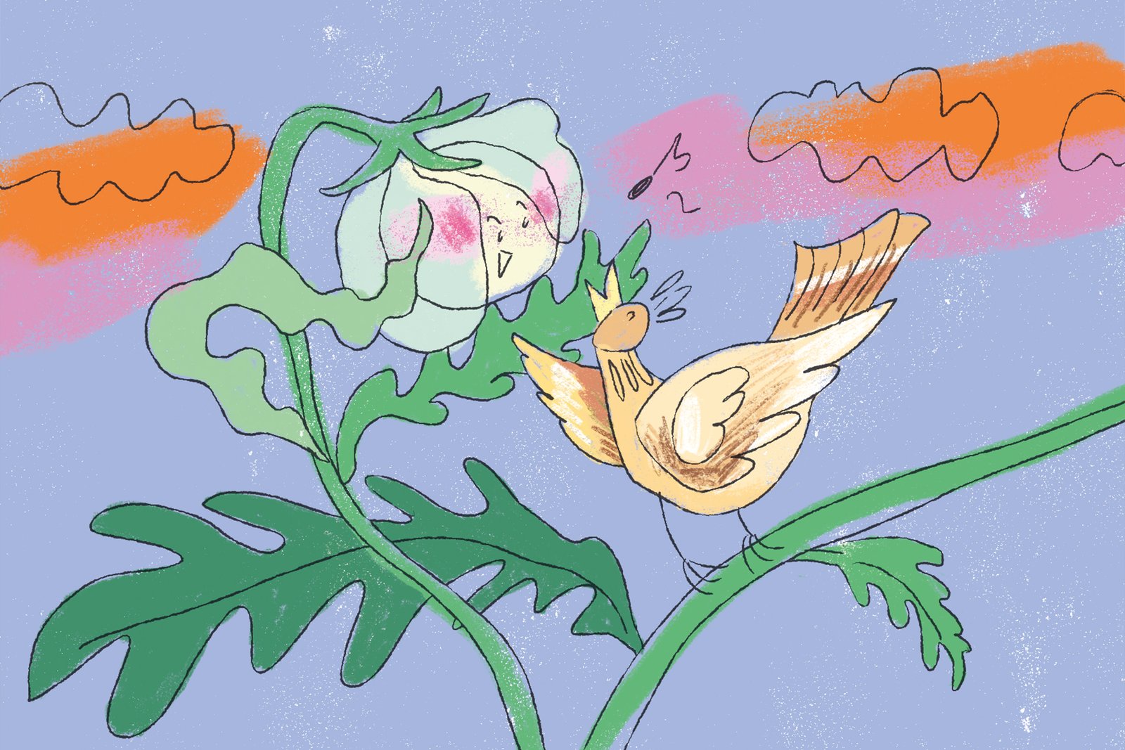 Carte postale printemps 4