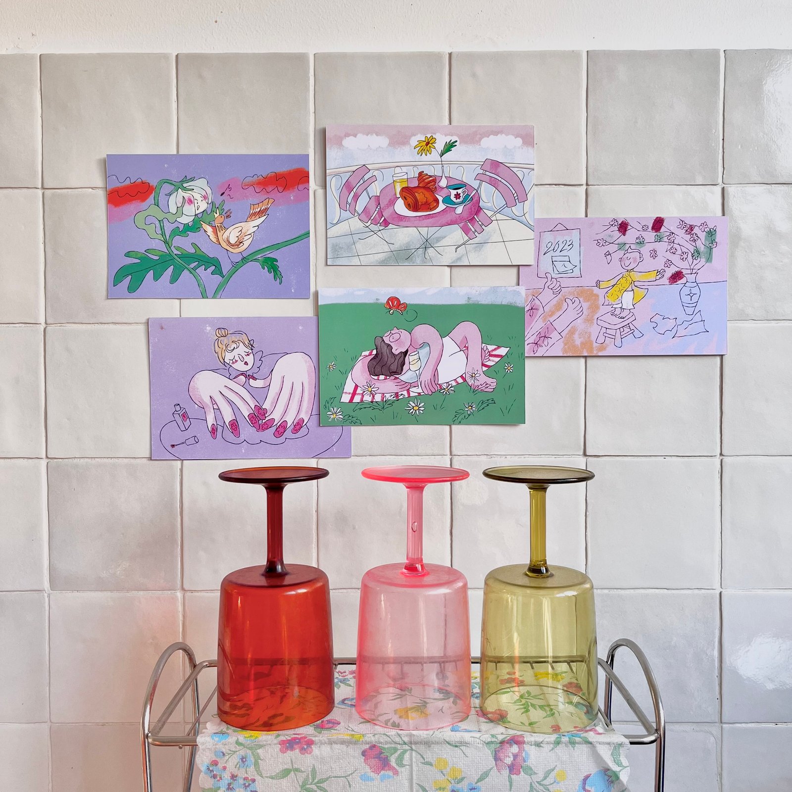 Cartes postales Printemps