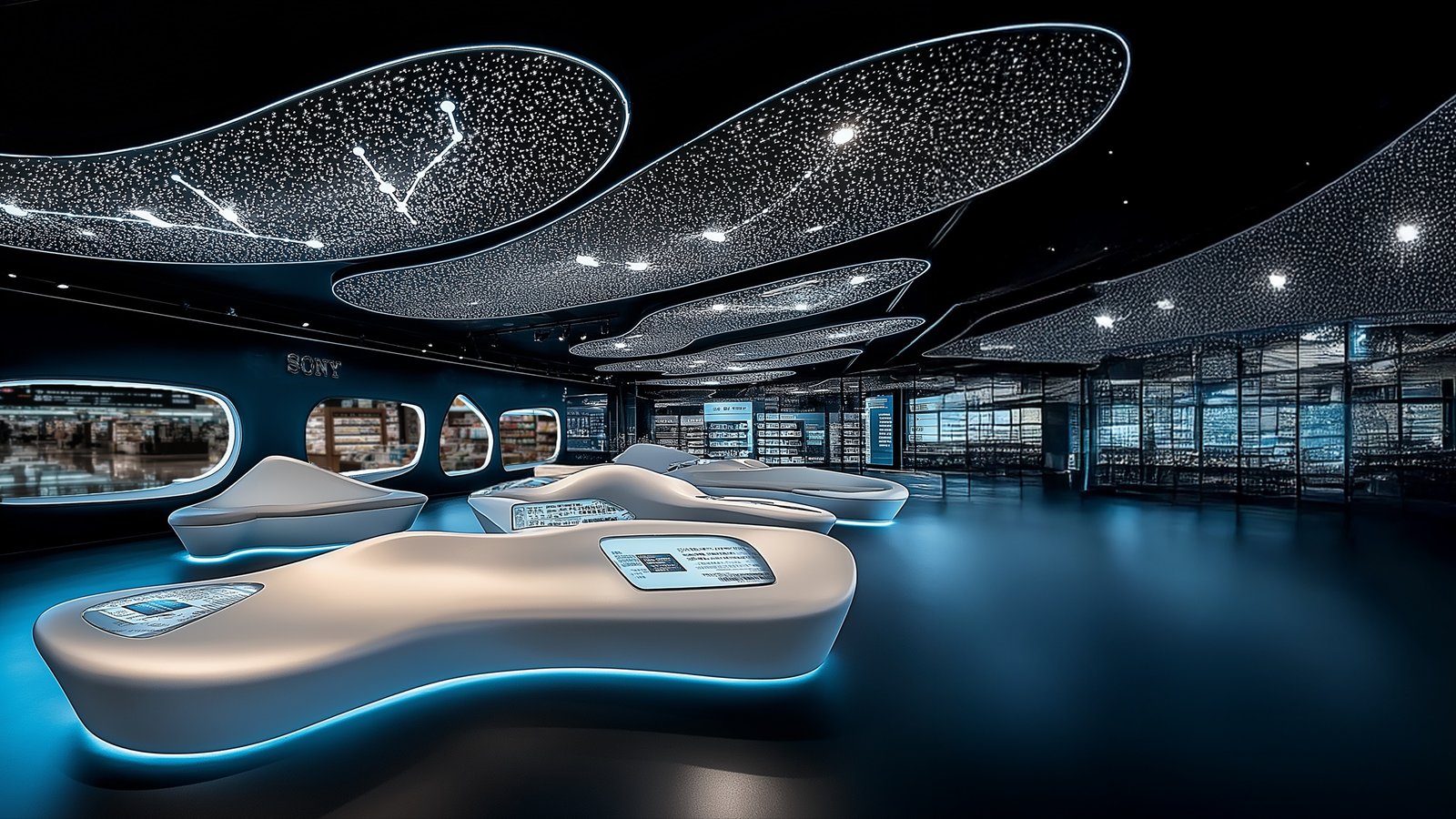 Sony Heathrow Airport interior